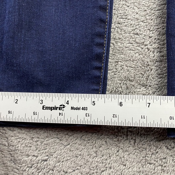 Gap 1969 Curvy True Skinny Jeans Womens 34R Blue Dark Wash Mid Rise - Picture 5 of 13